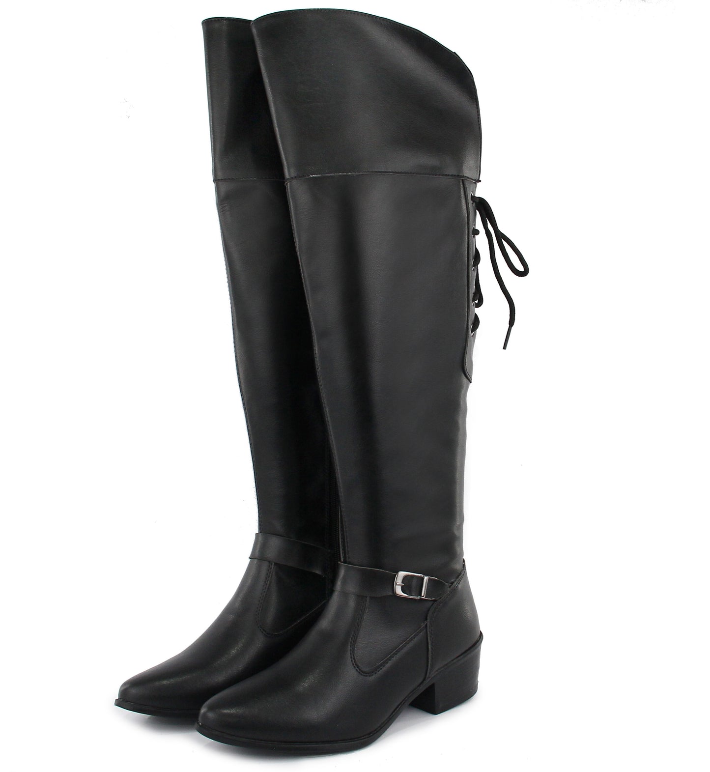 Bota Over The Knee Grace Feminina Cano Longo Acima Do Joelho Montaria Panturrilha Grossa