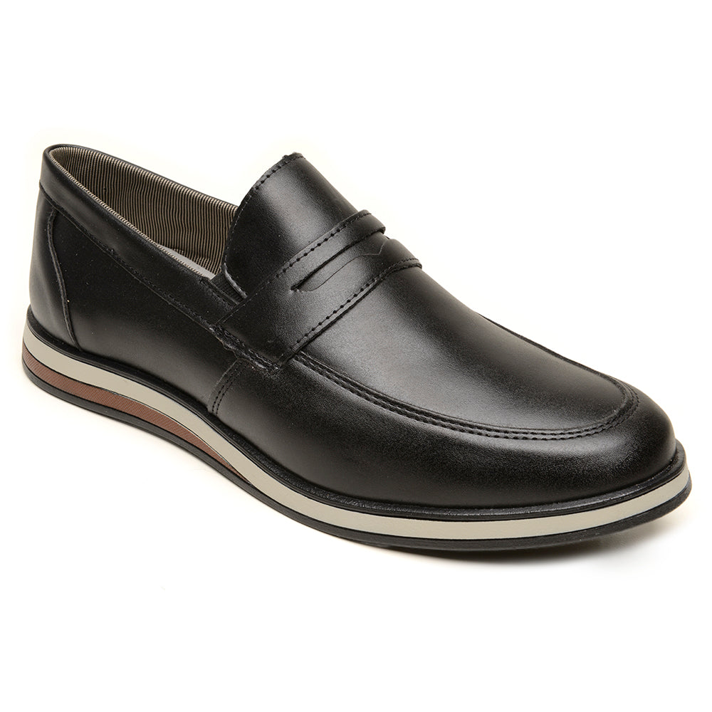 Sapato Social Masculino em Couro Sintético Conforto Elegante Casual