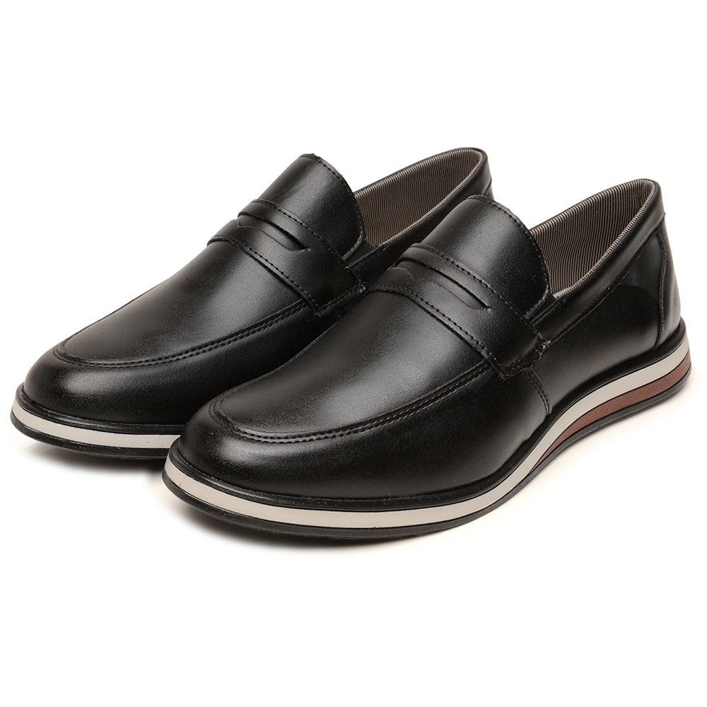 Sapato Social Masculino em Couro Sintético Conforto Elegante Casual