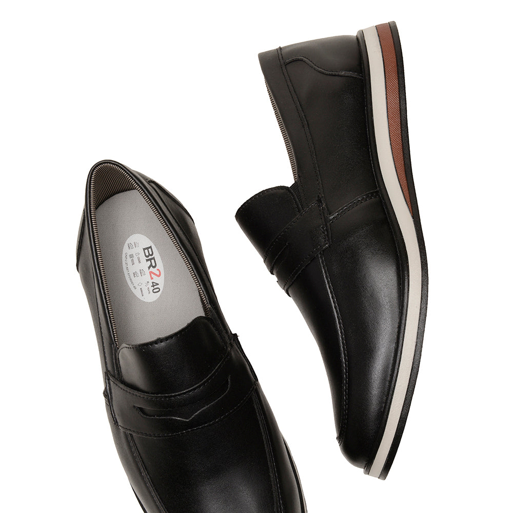 Sapato Social Masculino em Couro Sintético Conforto Elegante Casual