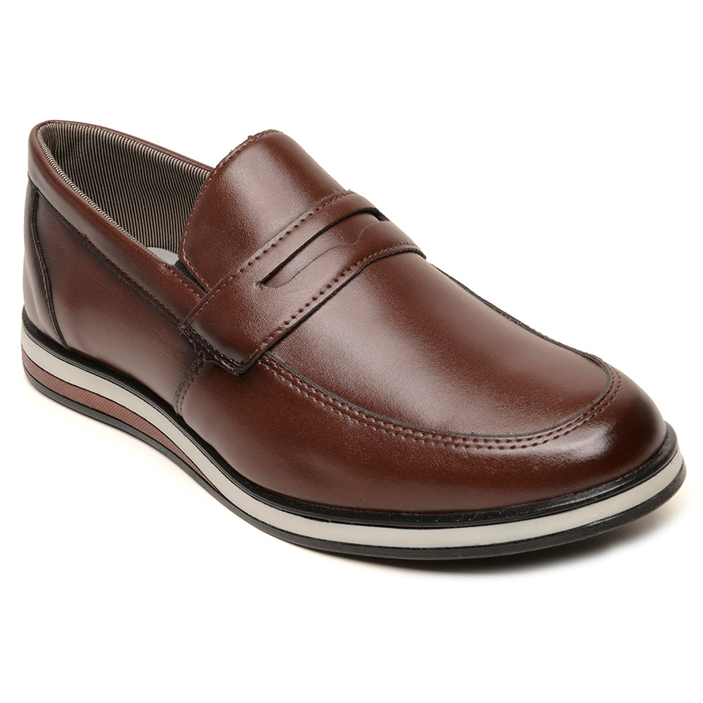 Sapato Social Masculino em Couro Sintético Conforto Elegante Casual