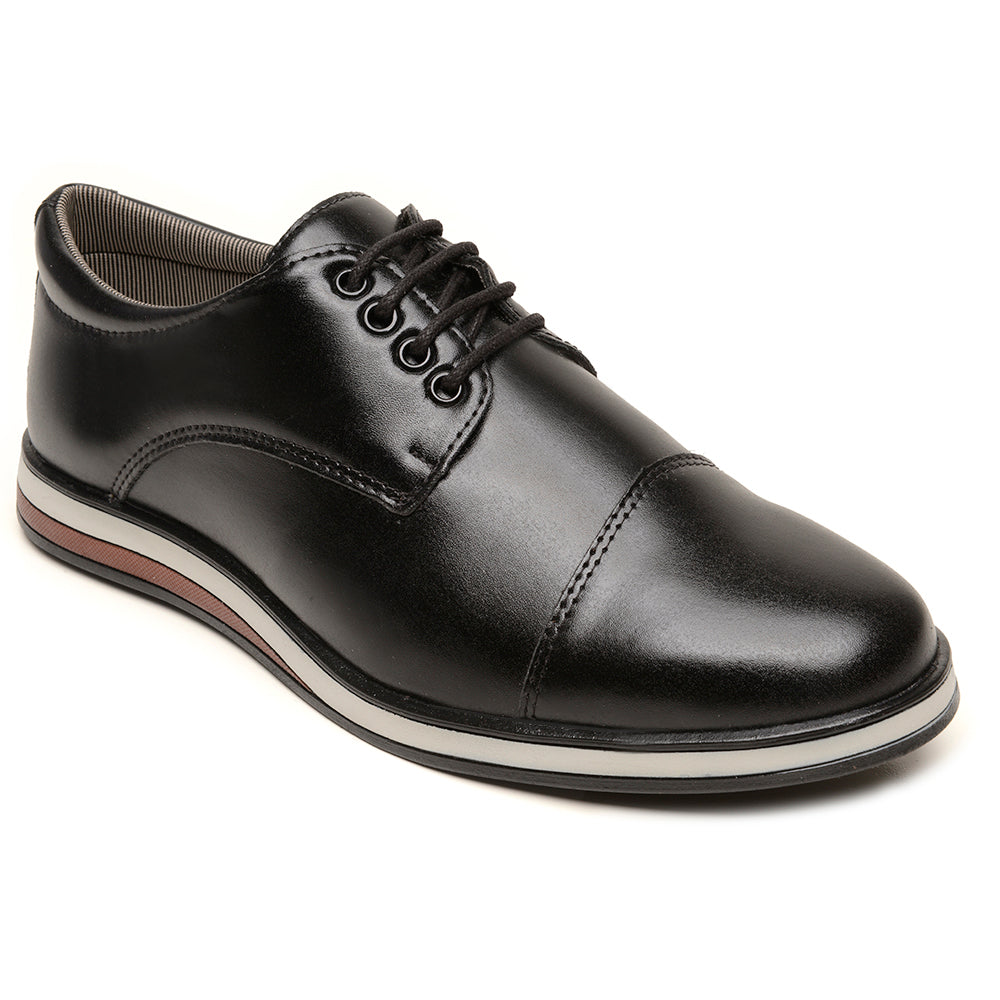 Sapato Social Masculino em Couro Sintético Conforto Elegante Casual Com amarração