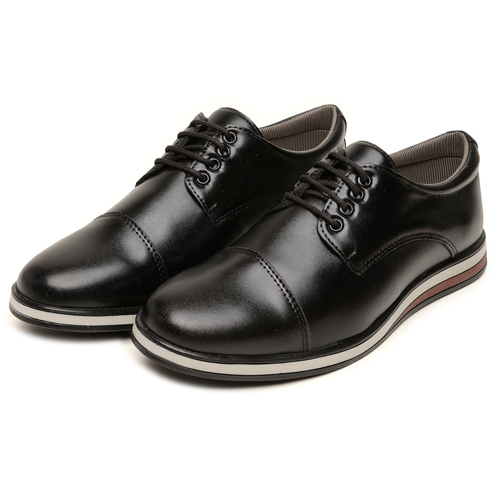 Sapato Social Masculino em Couro Sintético Conforto Elegante Casual Com amarração