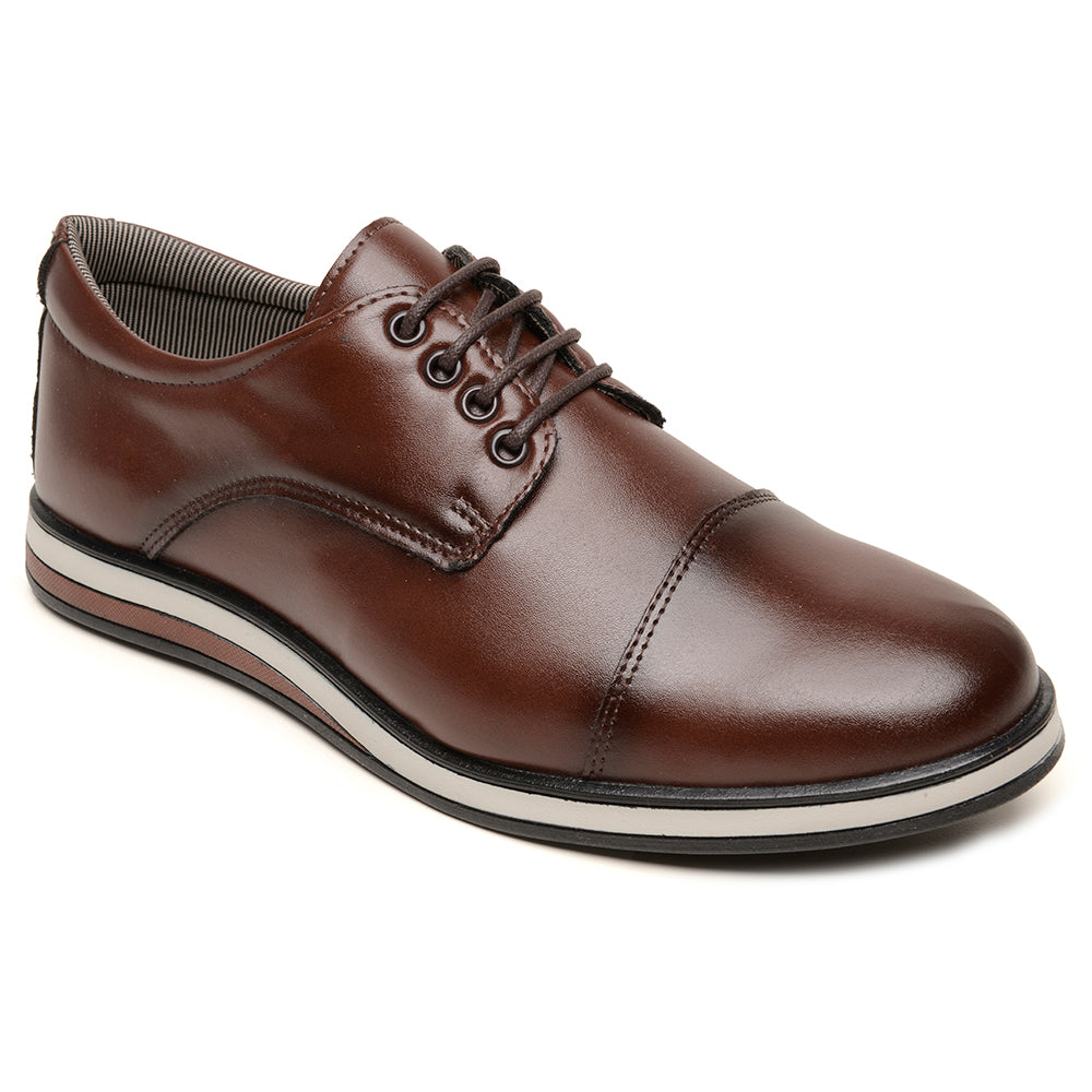 Sapato Social Masculino em Couro Sintético Conforto Elegante Casual Com amarração