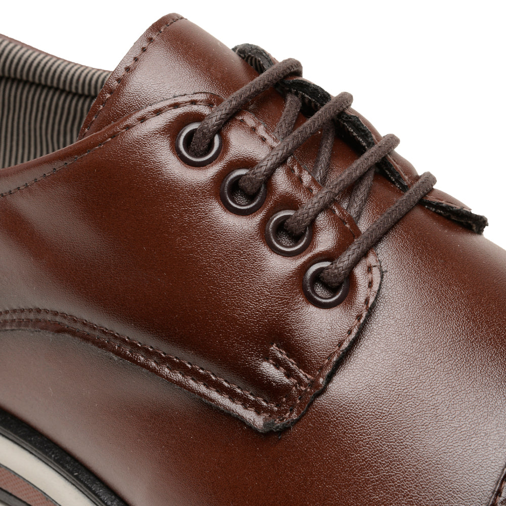 Sapato Social Masculino em Couro Sintético Conforto Elegante Casual Com amarração