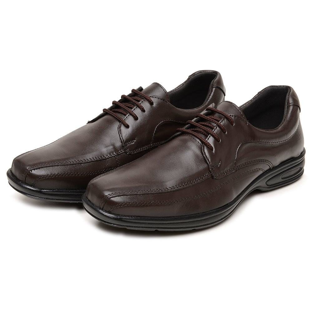 Sapato Social Masculino De Couro Preto Solado Elegância e Conforto Amortecedor Com Cadarço