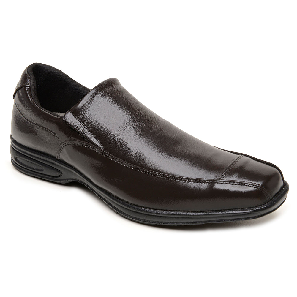 Sapato Social Masculino De Couro Preto Solado Elegância e Conforto Amortecedor