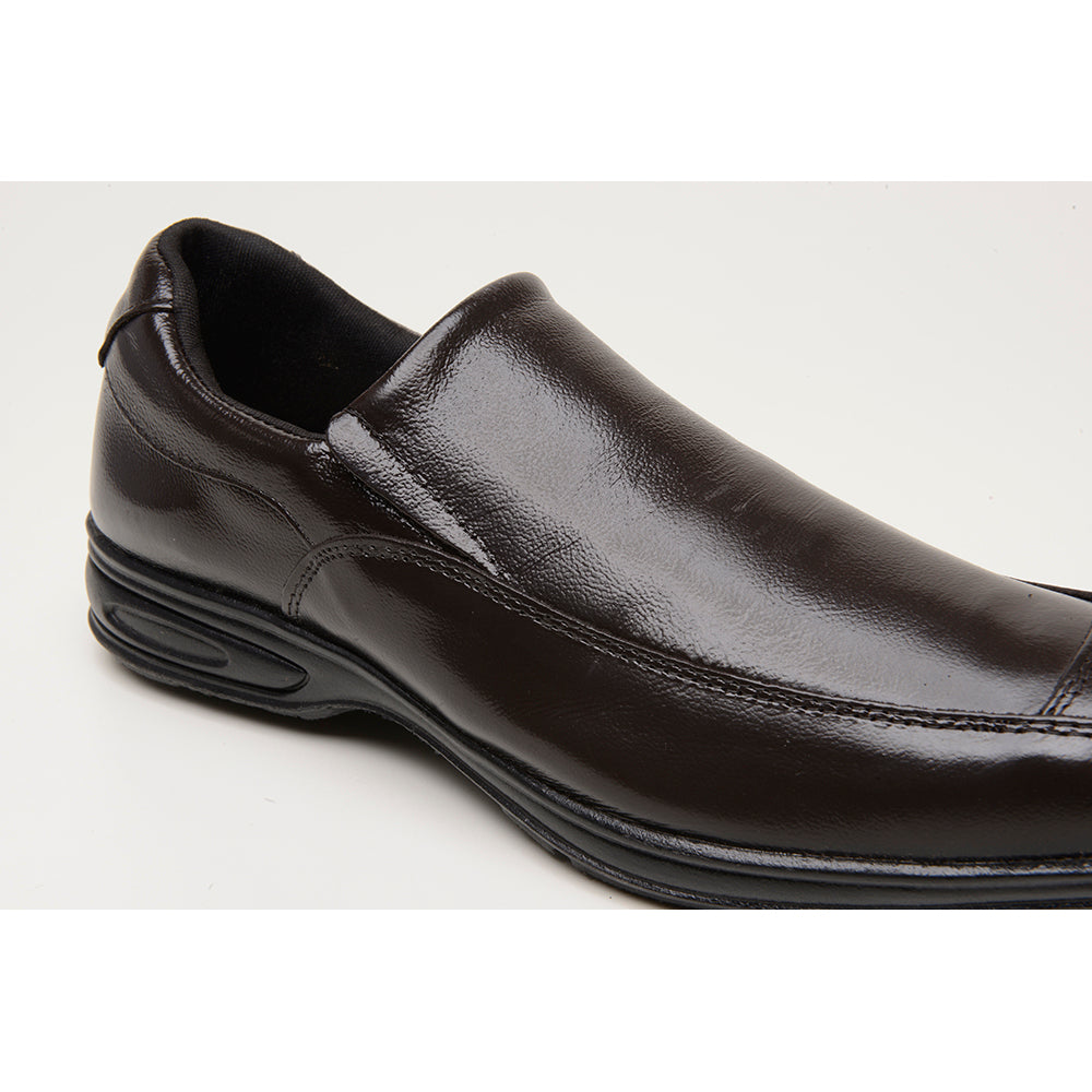Sapato Social Masculino De Couro Preto Solado Elegância e Conforto Amortecedor