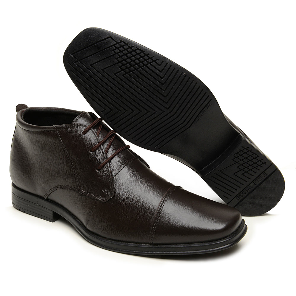 Bota Social Masculina BR2 FOOTWEAR em Couro