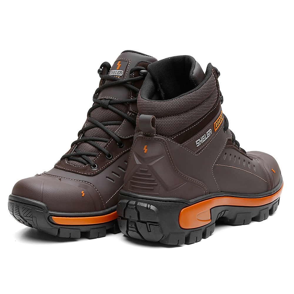 Coturno Bota Masculino Shelga Segurança 1003 Couro