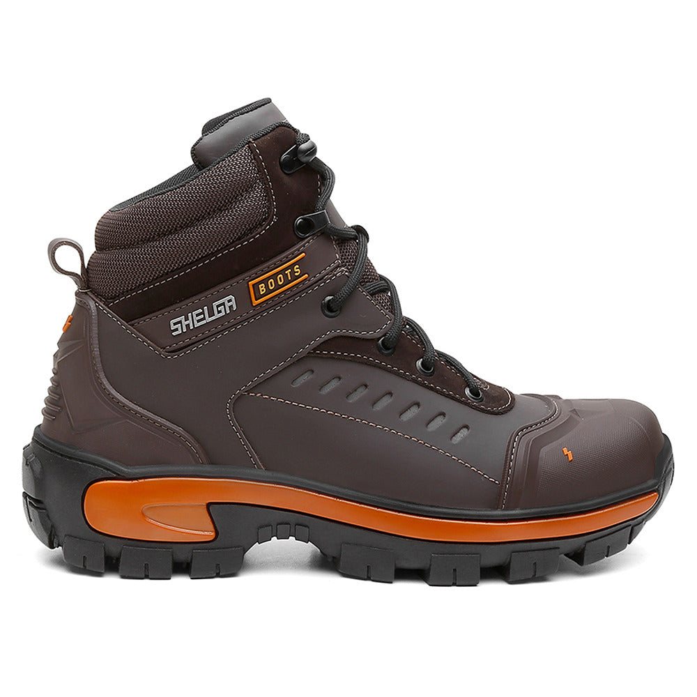 Coturno Bota Masculino Shelga Segurança 1003 Couro