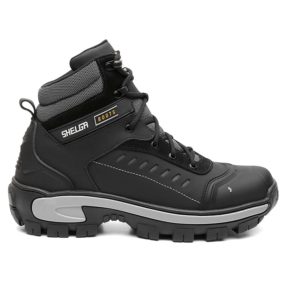 Coturno Bota Masculino Shelga Segurança 1003 Couro