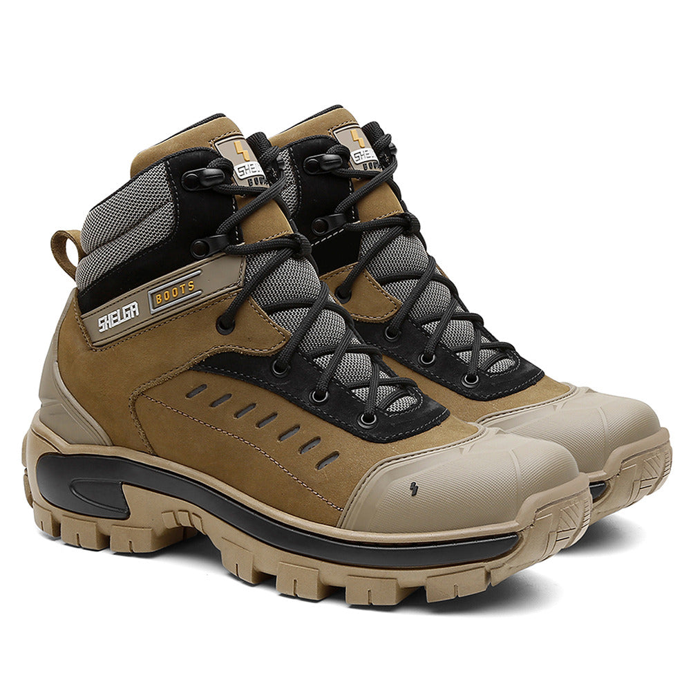 Coturno Bota Masculino Shelga Segurança 1003 Couro