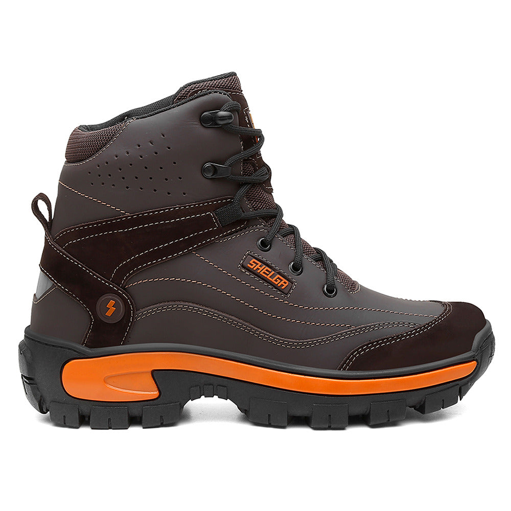 Coturno Bota Masculino Shelga Segurança 1004 Couro