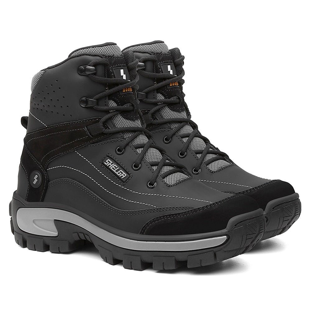 Coturno Bota Masculino Shelga Segurança 1004 Couro