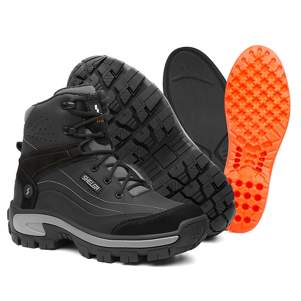 Coturno Bota Masculino Shelga Segurança 1004 Couro