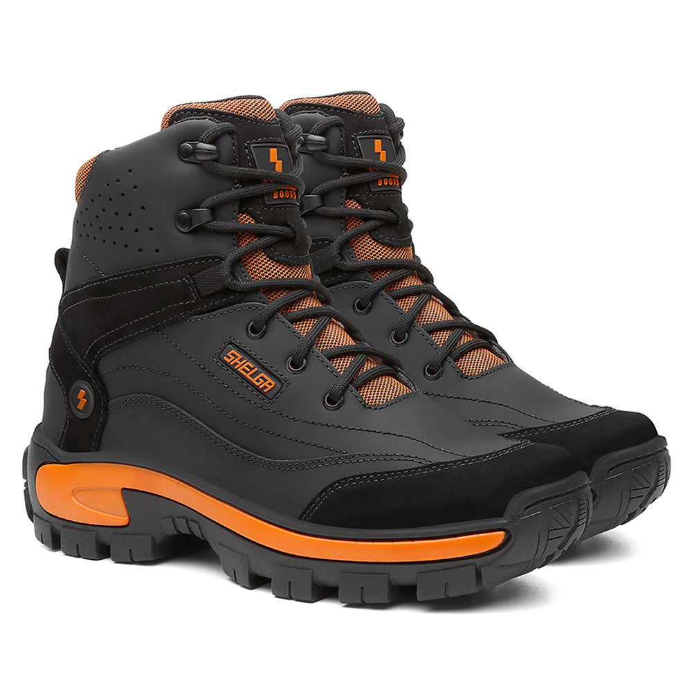 Coturno Bota Masculino Shelga Segurança 1004 Couro