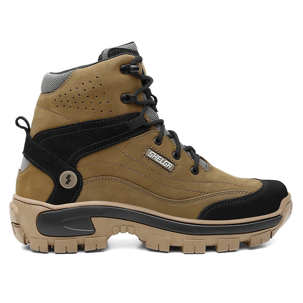 Coturno Bota Masculino Shelga Segurança 1004 Couro
