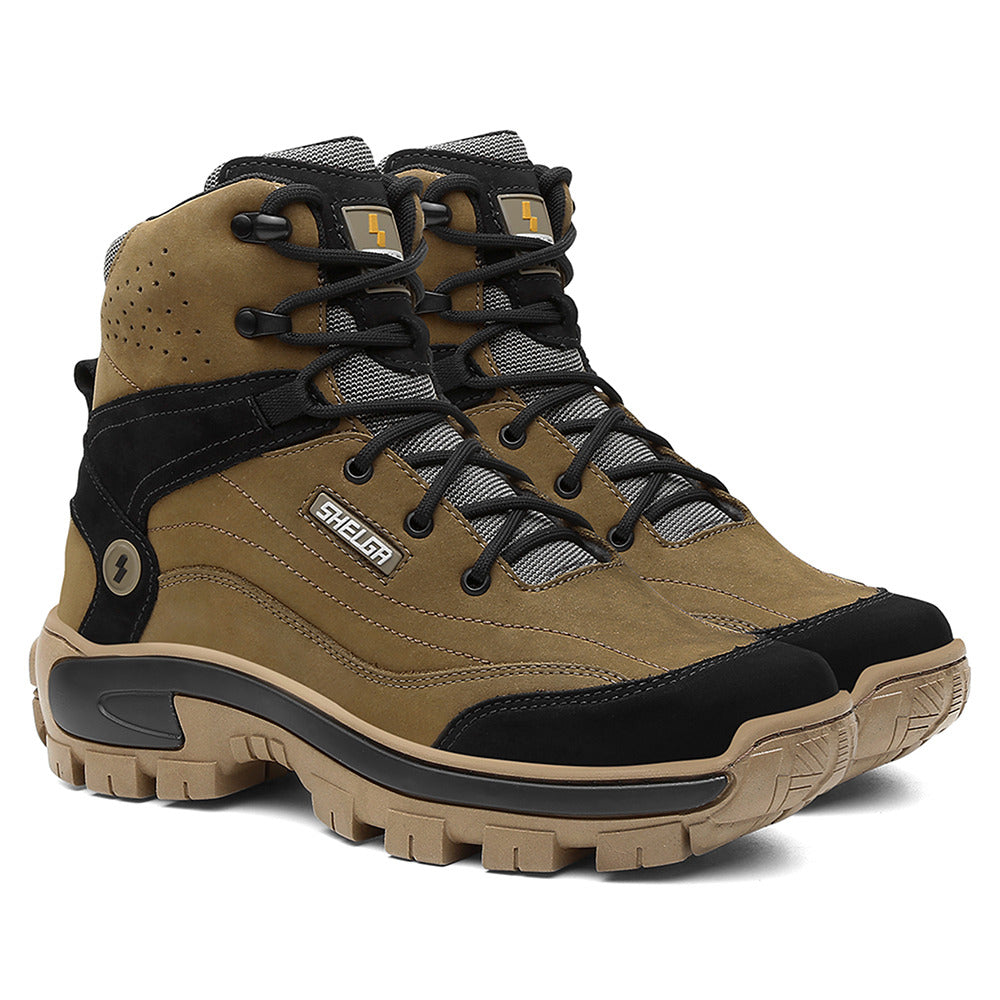 Coturno Bota Masculino Shelga Segurança 1004 Couro