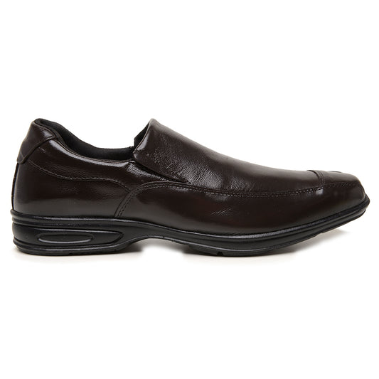 Sapato Social Masculino De Couro Preto Solado Elegância e Conforto Amortecedor