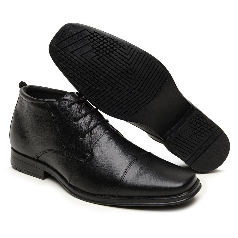 Bota Social Masculina BR2 FOOTWEAR em Couro