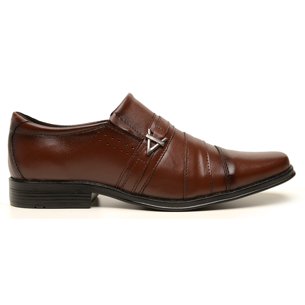 Sapato Social Masculino em Couro Conforto Elegante Casual